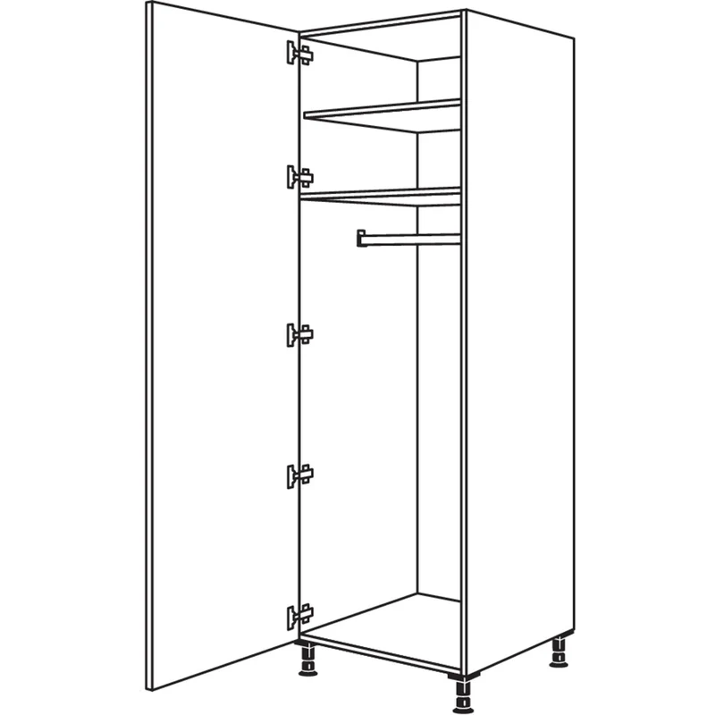 nobilia Garderobenschrank HWGF40-2 40 cm