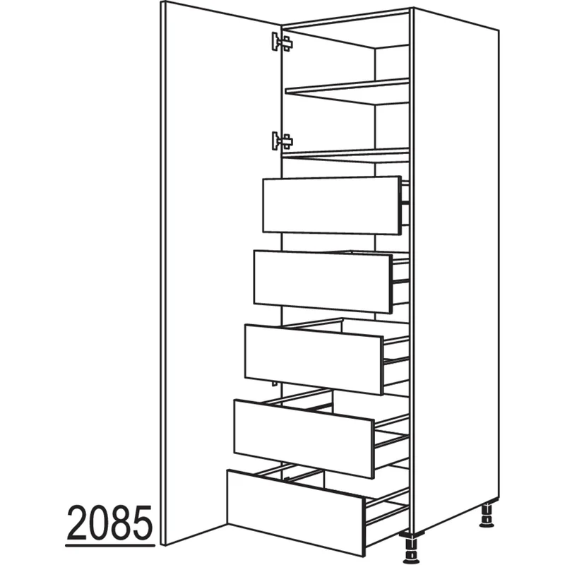 nobilia Hochschrank HIF40-2 40 cm