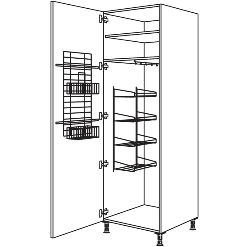 nobilia XL-Besen-/ Geräteschrank HBF50-1X 50 cm
