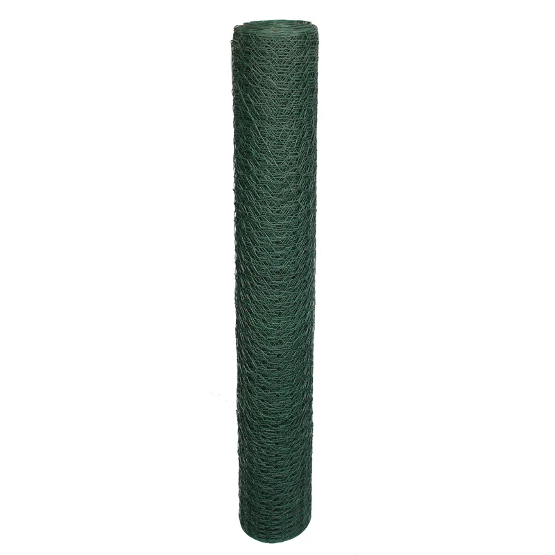 Sechskantgeflecht 50-150cm hoch - Maschenweite 13/25mm - Materialstärke mit Beschichtung 0,7/0,9mm Kaninchendraht Hasendraht Kleintier Volierendraht Tiergehege Gehege Grün Gitterzaun Zaun Gartenzaun Drahtzaun Geflecht