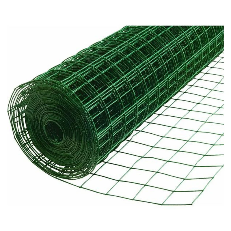Vierkant Drahtgitter 50-100cm hoch - Maschenweite 12,7/19mm - Materialstärke mit Beschichtung 0,9/1,1 mm Kaninchendraht Hasendraht Volierendraht Kleintier Tiergehege Gehege Grün Gitterzaun Zaun Gartenzaun Schweißgitter