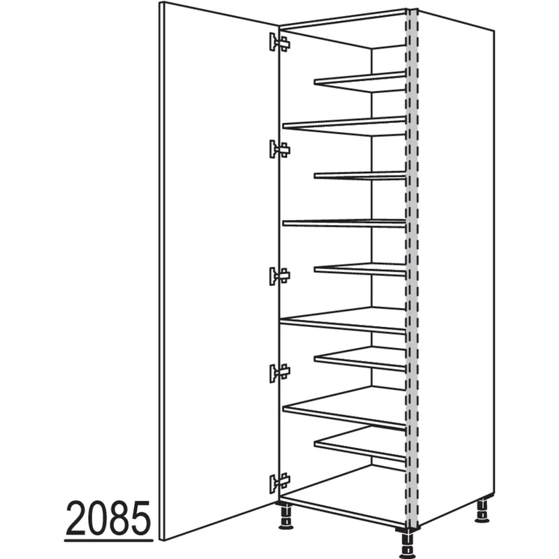 nobilia XL-Schuhschrank NHSWSF40-1X