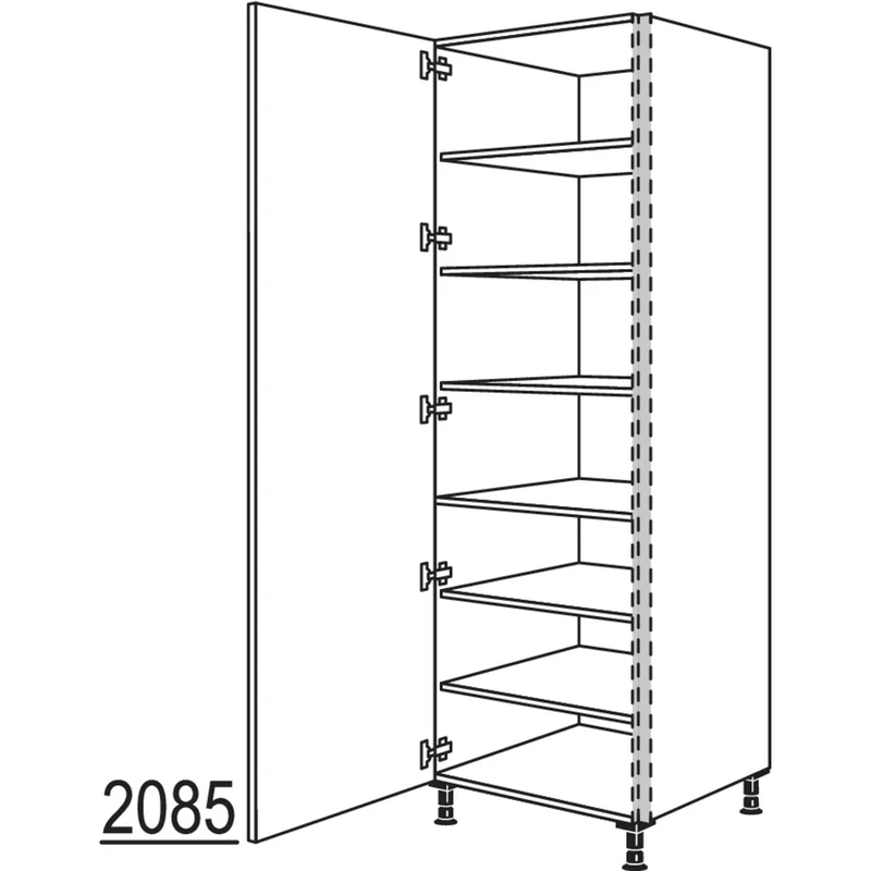 nobilia XL-Geschirr-/ Vorratsschrank NHSF50-1X 50 cm