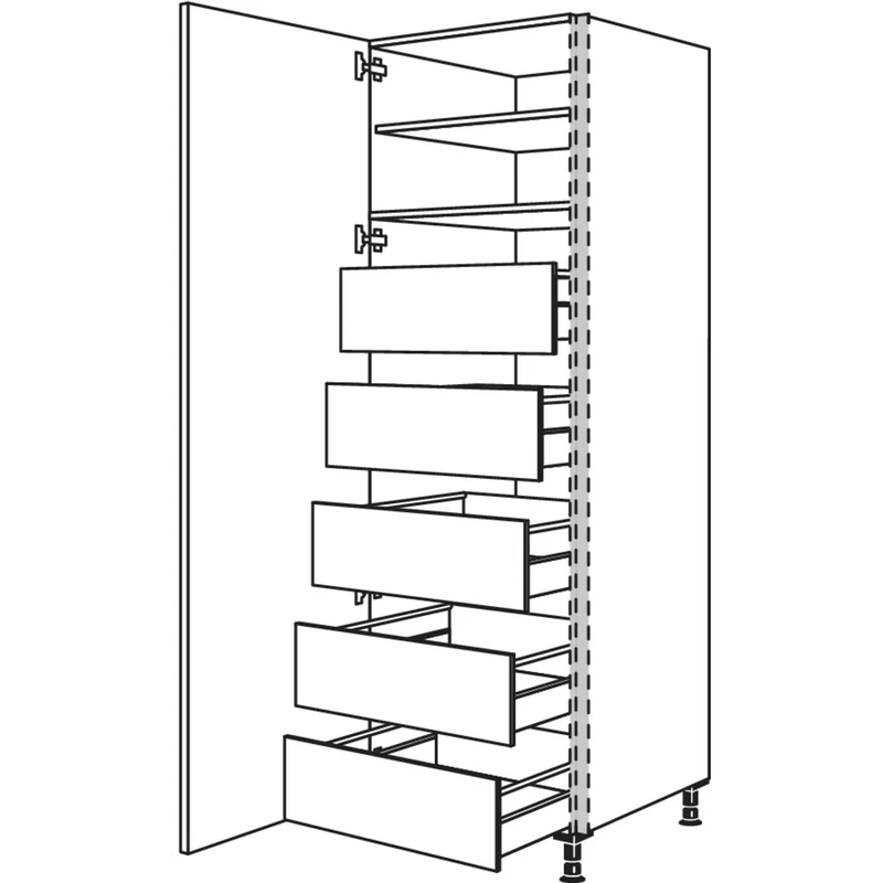 nobilia XL-Hochschrank NHSIF50-1X 50 cm