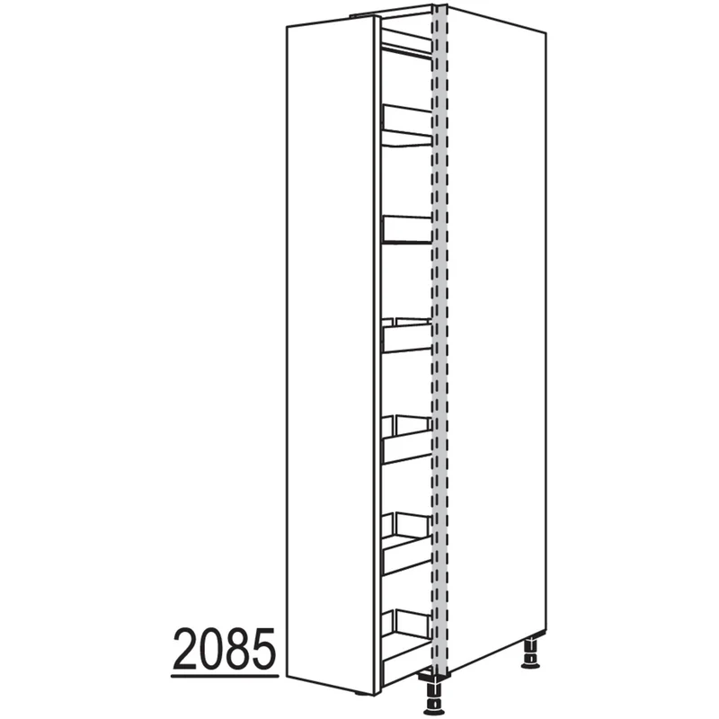 nobilia Apothekerschrank NHSAF30-2 30 cm