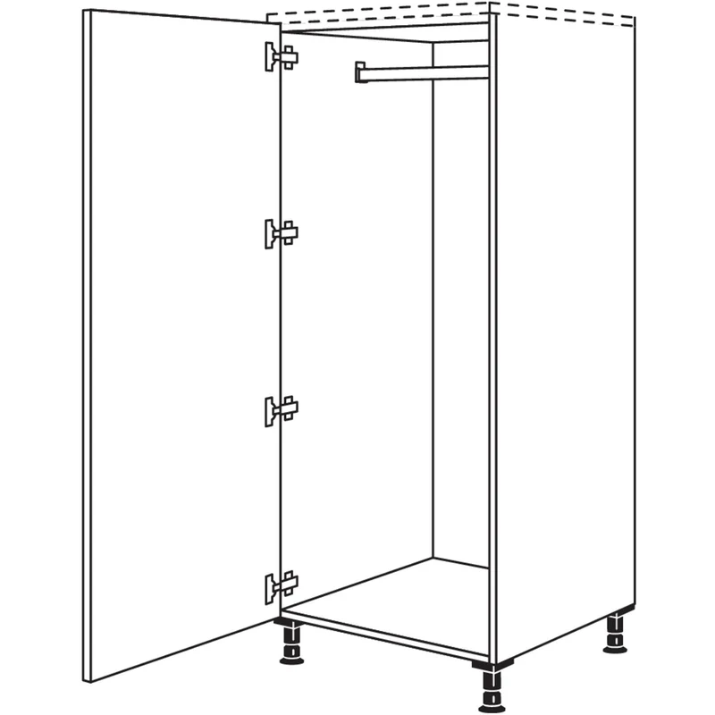 nobilia XL-Highboard Garderobenschrank HWGF40-X 40 cm