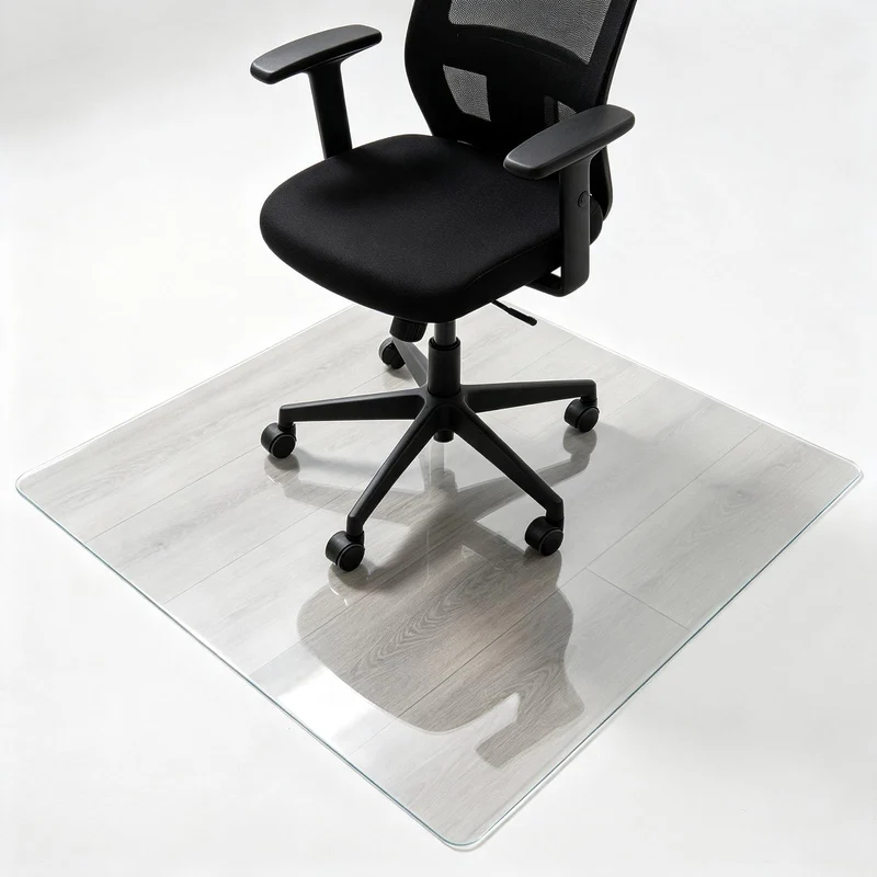 Bodenschutzmatte 50 x 180 cm Kratzfest, Transparent, Antirutsch Und Strapazierfähige, Versch. Größen, Stärke: 1,3 MM, Bodenschutzmatte Bürostuhl/Stuhlunterlage, Für Laminat & Fliesen, transparent