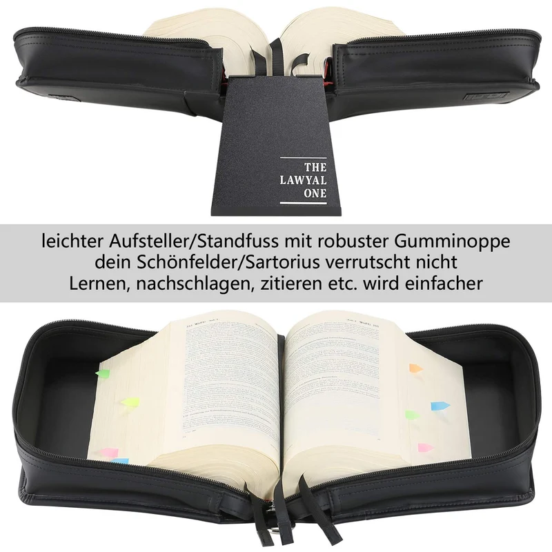 The Lawyal One Buchstütze Ständer Aluminium mit Anti-Rutsch-System