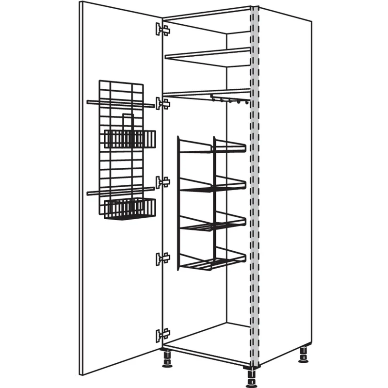 nobilia XL-Besen-/ Geräteschrank NHSBF50-1X 50 cm