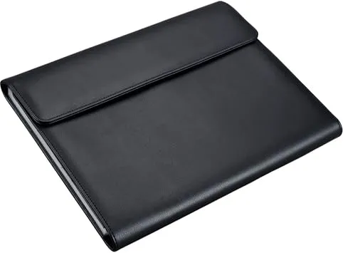 ALASSIO 31511 Fächermappe A4 VADO, Dokumentenmappe 33 x 26 x 4 cm, Schwarz