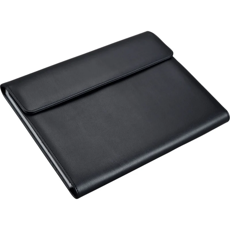 ALASSIO 31511 Fächermappe A4 VADO, Dokumentenmappe 33 x 26 x 4 cm, Schwarz