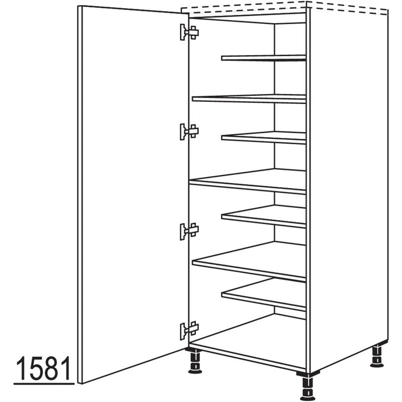 nobilia XL-Highboard Schuhschrank HWSF60-X 60 cm