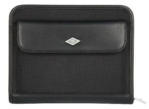 WEDO Elegance A5 Konferenzmappe – Executive Organizer im Leder-Look mit 4-Ring-Mechanik, Karten- & Dokumentenfächern, Stifthalter, kompakt & stilvoll