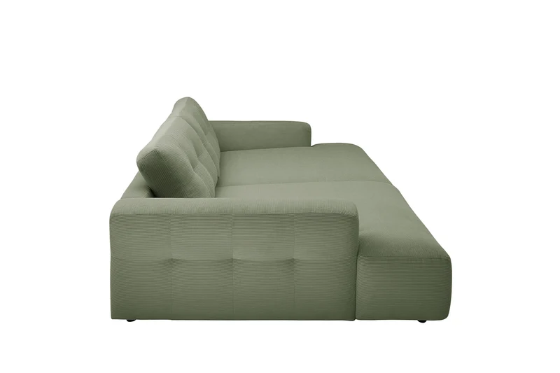 KAWOLA Big Sofa MIKA Feincord olivgrün