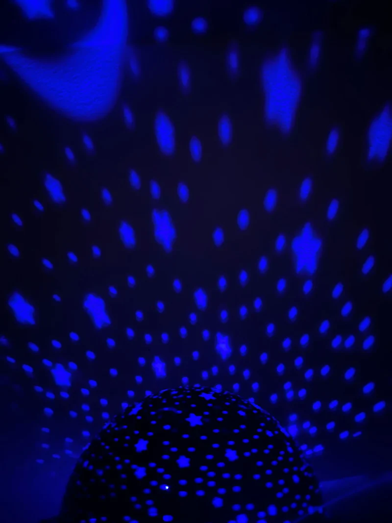 LED Laser Projektor Sternenhimmel Schwarz Timer Weihnachten Beleuchtung Deko Licht