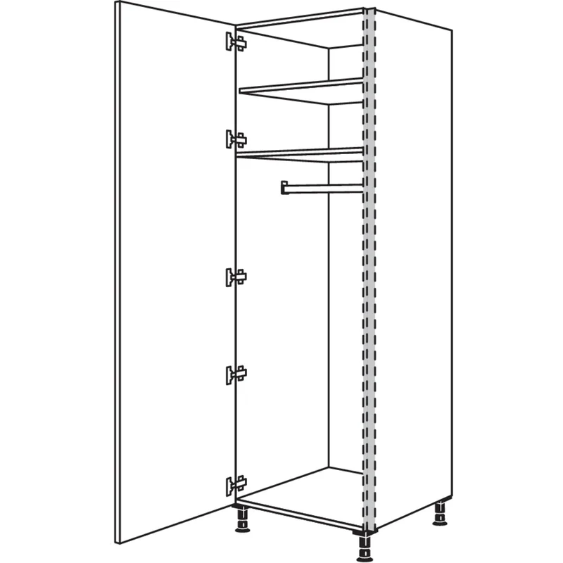nobilia Garderobenschrank NHSWGF40-2 40 cm