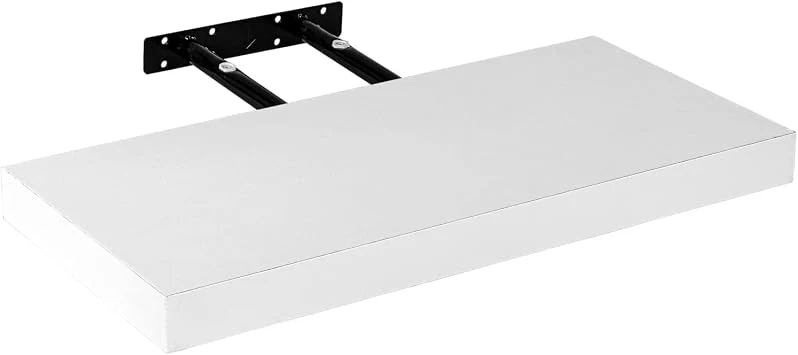 STILISTA Wandregal Volato, freischwebend, Farb- & Größenwahl, 40 cm Weiß