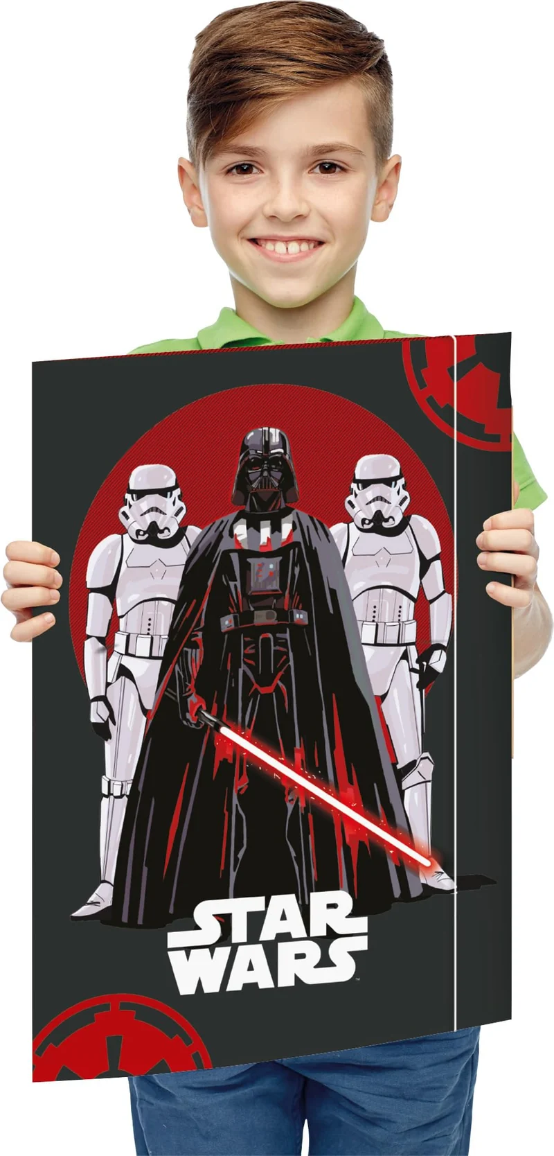 RNKVerlag Zeichenmappe Disney Star Wars 320 x 430 mm, für Formate bis DIN A3 mit Gummizugverschluss, 1 Stück