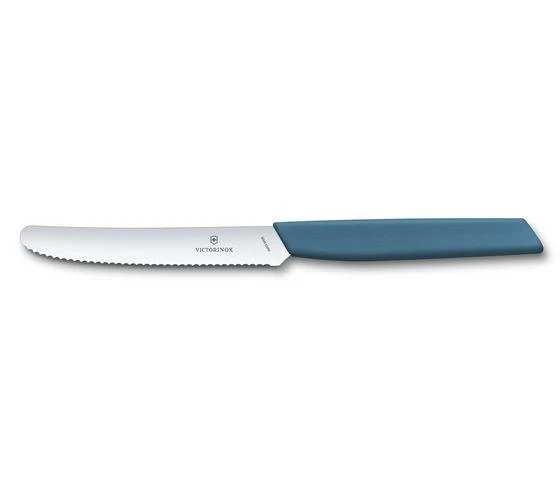 Victorinox - 'Swiss Modern Tomaten- & Tafelmesser, Wellens, 11cm, cornflower'