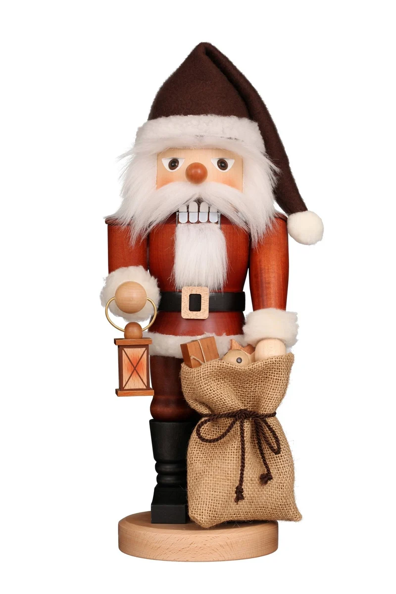 Ulbricht Nussknacker 'Weihnachtsmann mit Laterne natur - 41.5cm' 2022