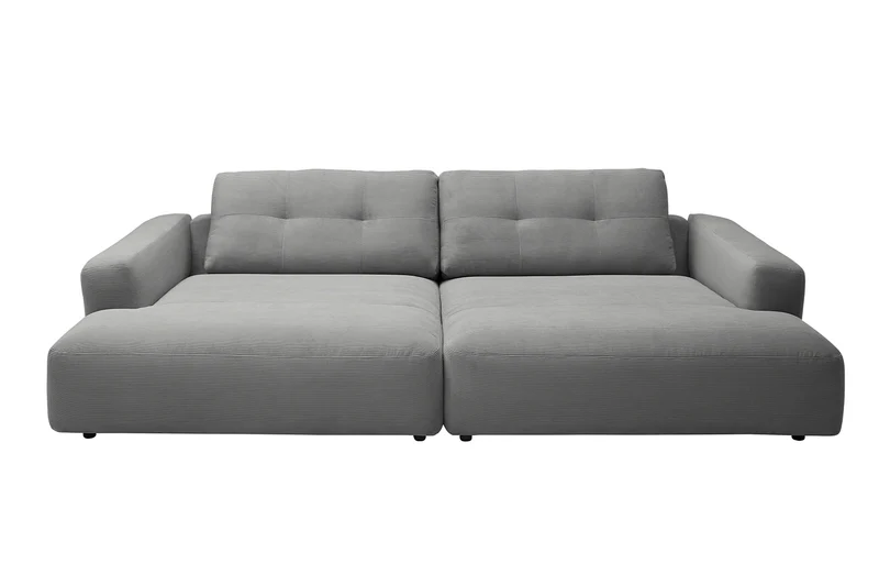 KAWOLA Big Sofa MIKA Feincord anthrazit