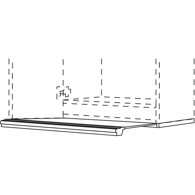 nobilia Lichtblende LBH für Flachschirm-Dunstabzugshauben LBHDA60 60 cm