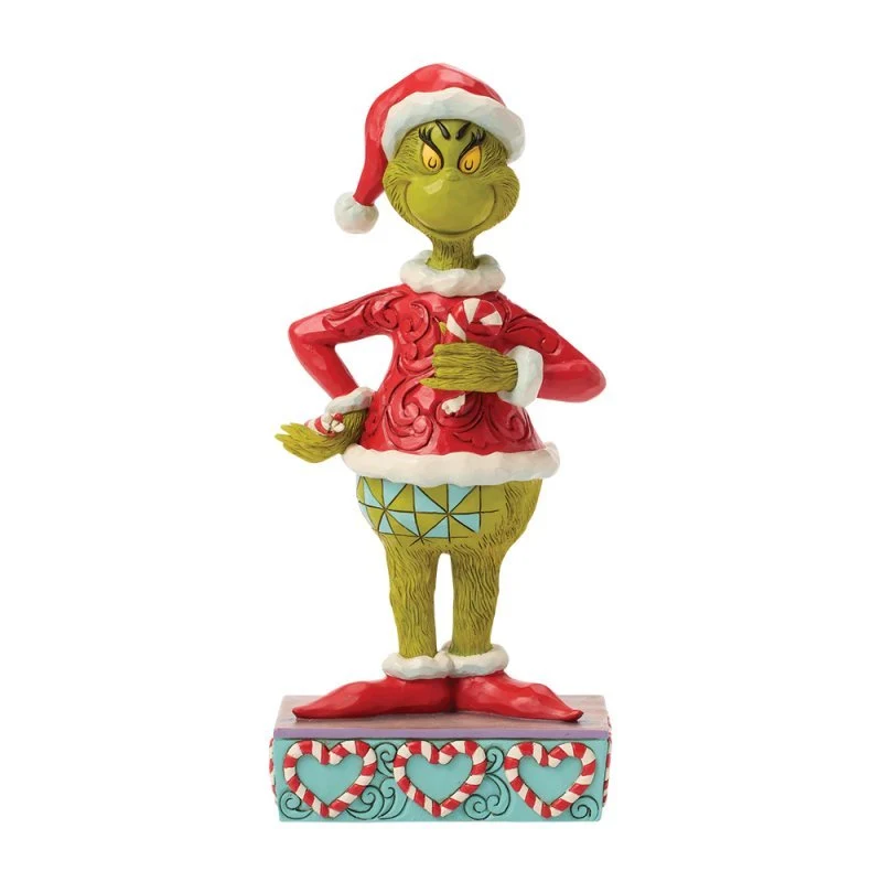 The Grinch, mit einer zerbrochenen Zuckerstange - 22cm, Jim Shore 2026
