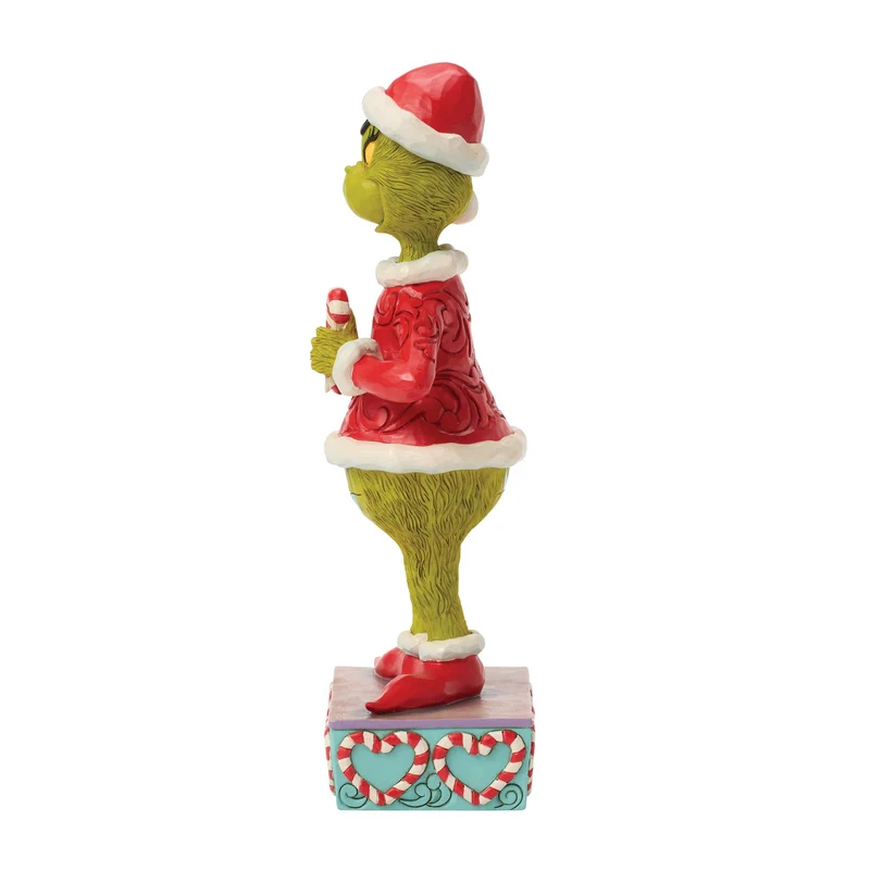 The Grinch, mit einer zerbrochenen Zuckerstange - 22cm, Jim Shore 2026