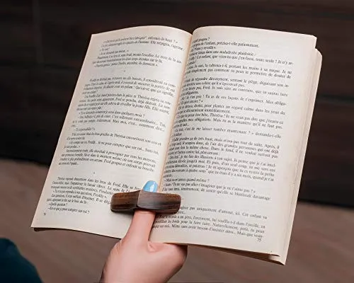 Handgefertigt Buch Seitenhalter-Buchseitenhalter Daumen Holz -Mittlere 22mm