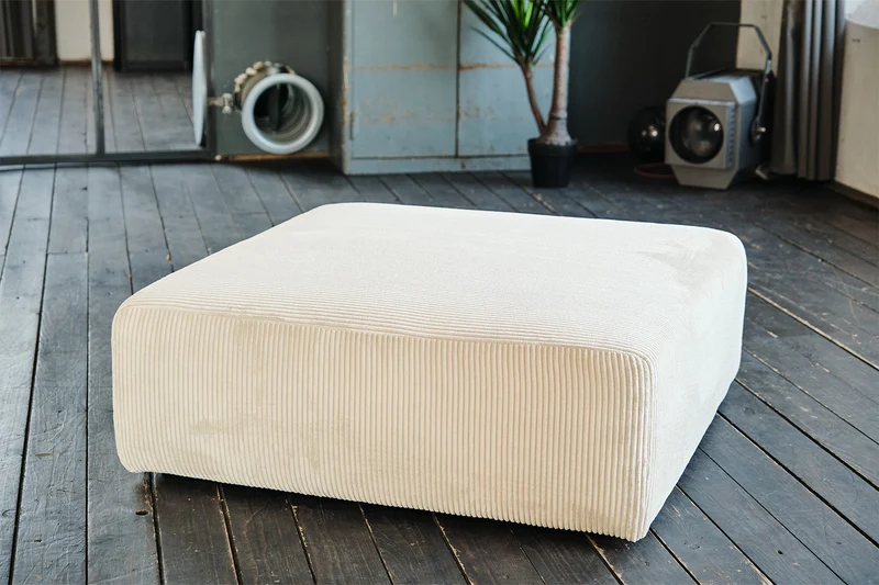 KAWOLA Modulsofa WIOLO SOFT 5 Module 5 Rückenkissen Cord cremeweiß