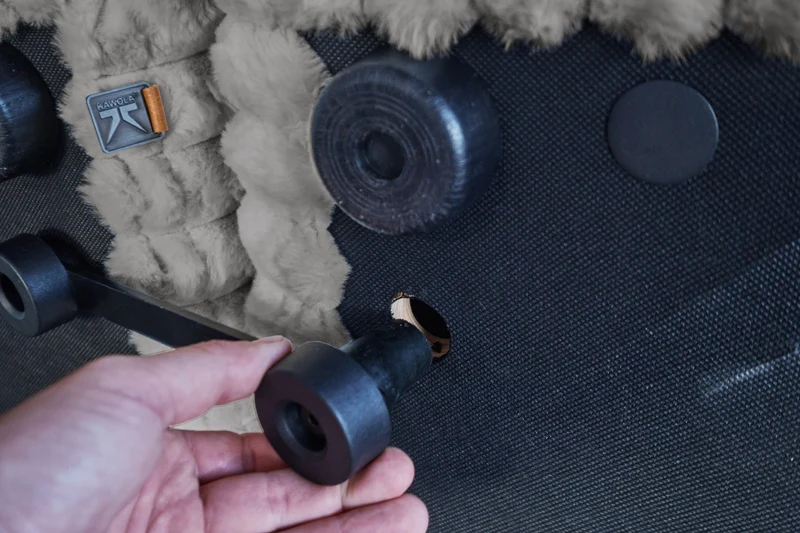 KAWOLA Modulsofa WIOLO SOFT 2 Module 2 Rückenkissen Weicher Breitcord grau