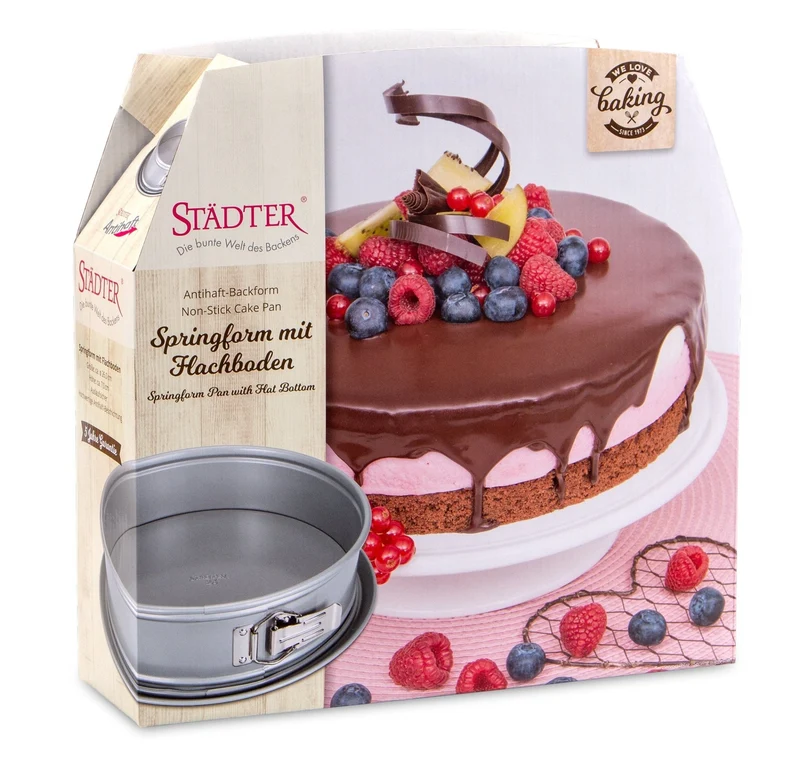 Städter 'we love baking Springform ø 26 cm / H 7 cm mit Flachboden'