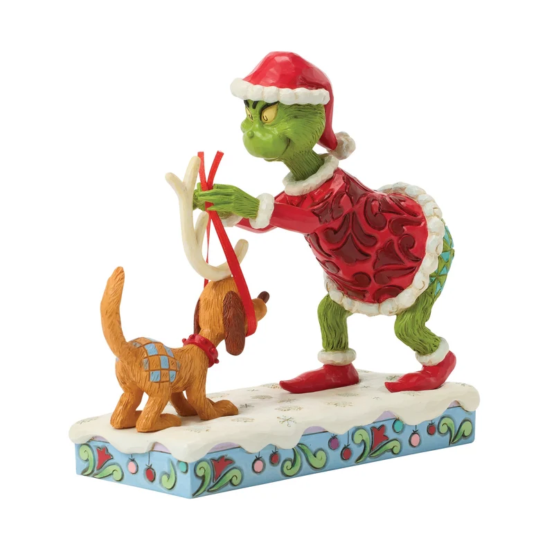 The Grinch, Max das Geweih anlegen - 14,5cm, Jim Shore 2026