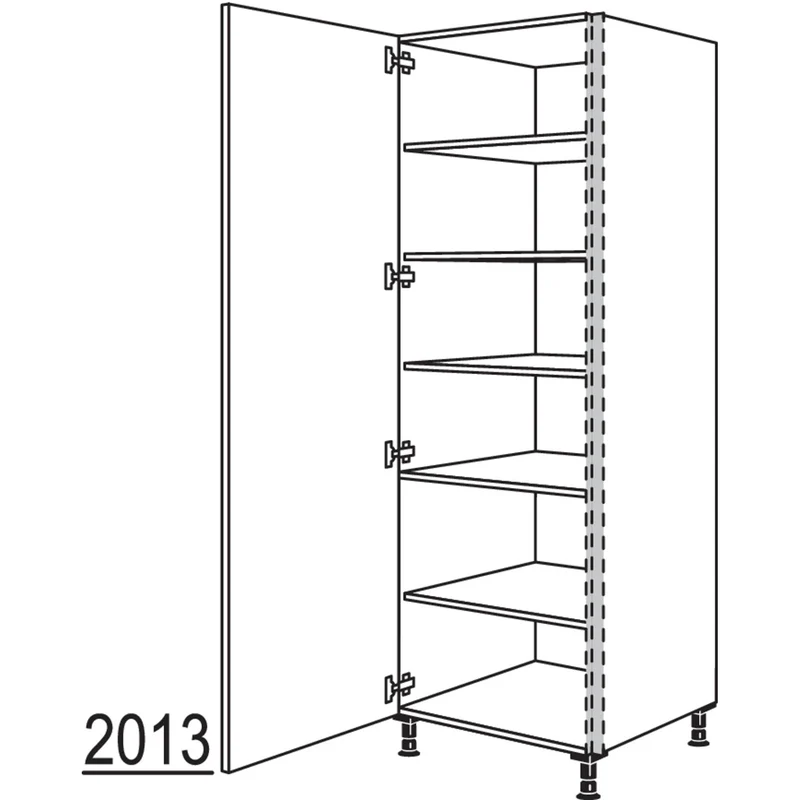 nobilia Geschirr-/ Vorratsschrank NHSF50-1 50 cm