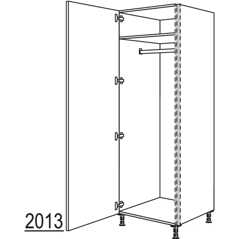 nobilia Garderobenschrank NHSWGF40-1 40 cm