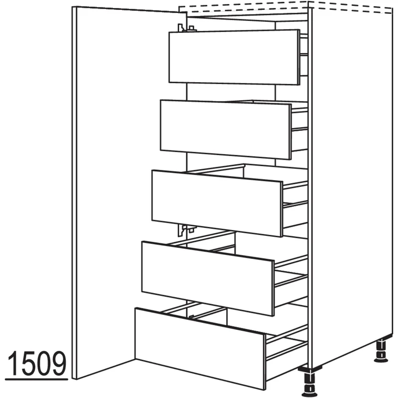 nobilia Highboard HIF60 60 cm