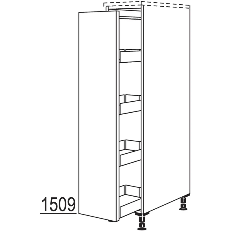 nobilia Highboard Apothekerschrank HAF40 40 cm