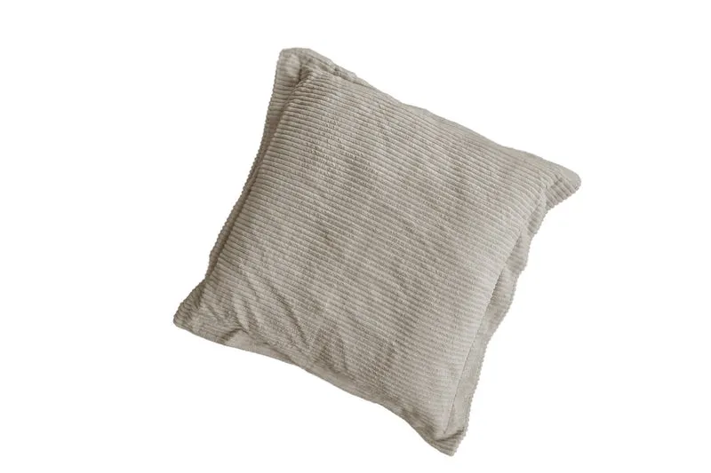 KAWOLA Flatterkissen MADELINE Cord cremeweiß 75x75cm