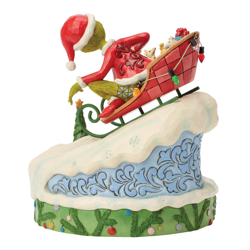 The Grinch, auf einem kleinen Schlitten - 15cm, Jim Shore 2026