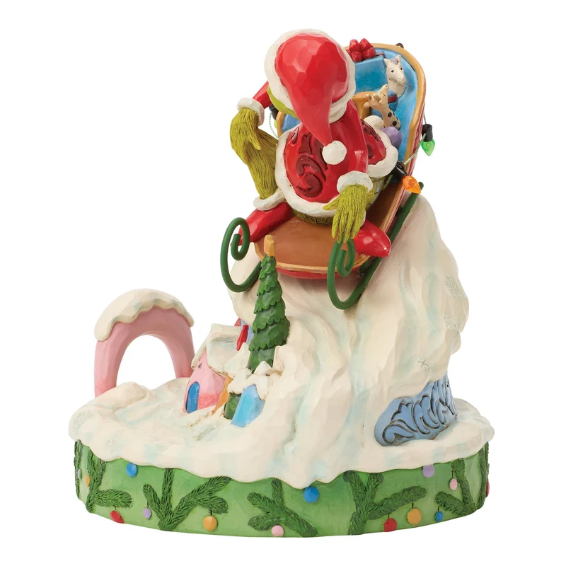 The Grinch, auf einem kleinen Schlitten - 15cm, Jim Shore 2026