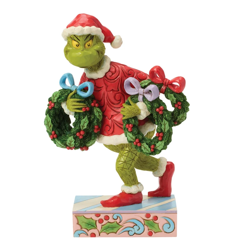 The Grinch, geht Kränze stehlen - 20,5cm, Jim Shore 2026