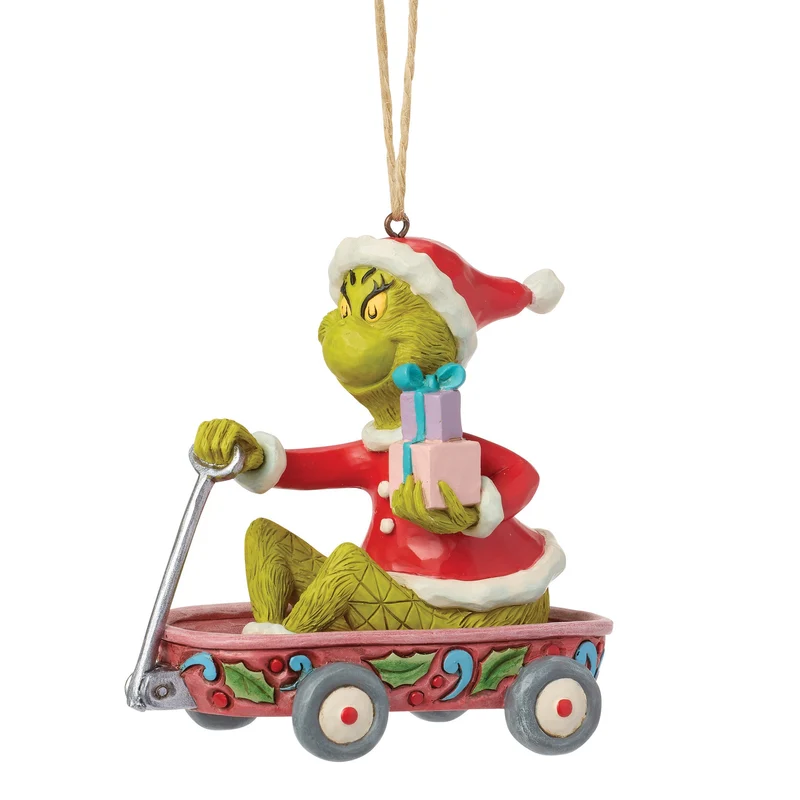 The Grinch, in einem hängenden Wagen-Ornament - 9,5cm, Jim Shore 2026