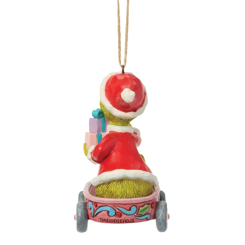 The Grinch, in einem hängenden Wagen-Ornament - 9,5cm, Jim Shore 2026