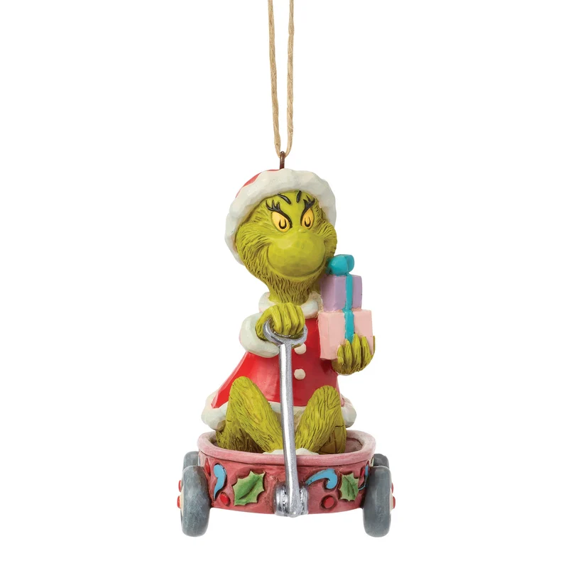 The Grinch, in einem hängenden Wagen-Ornament - 9,5cm, Jim Shore 2026