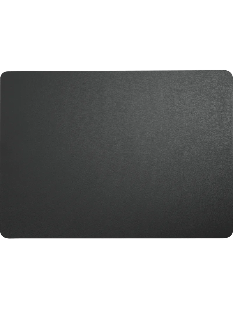 Asa, Tischet, basalt, in Leder optik