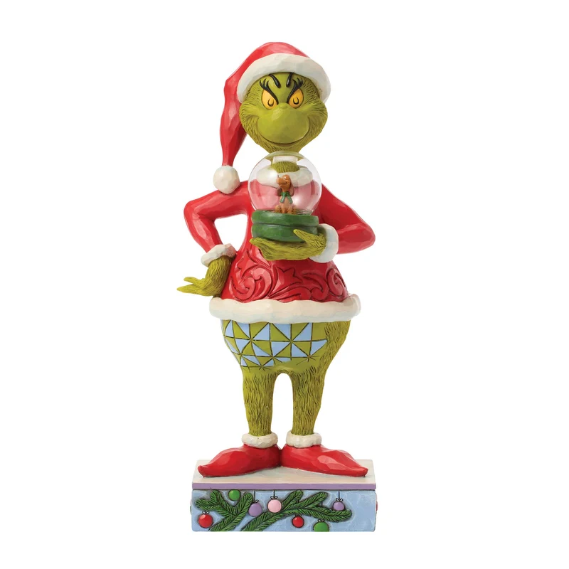 The Grinch, Halten des Dry Dome mit Max - 23,5cm, Jim Shore 2026