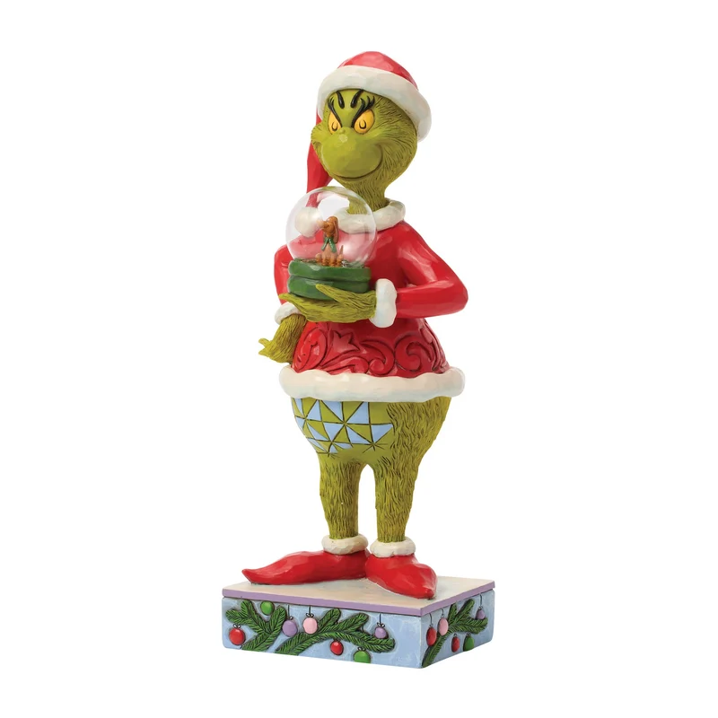 The Grinch, Halten des Dry Dome mit Max - 23,5cm, Jim Shore 2026
