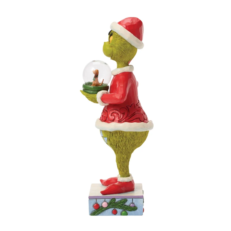 The Grinch, Halten des Dry Dome mit Max - 23,5cm, Jim Shore 2026