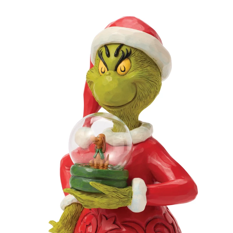 The Grinch, Halten des Dry Dome mit Max - 23,5cm, Jim Shore 2026