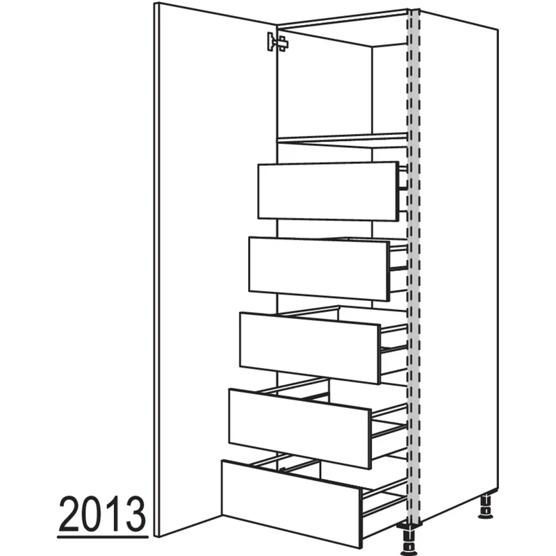 nobilia Hochschrank NHSIF40-1 40 cm